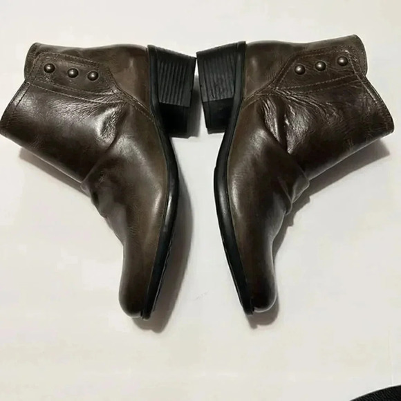 Bussola vintage calf, dark taupe size 38 (7.5-8) ankle boots - Picture 4 of 8